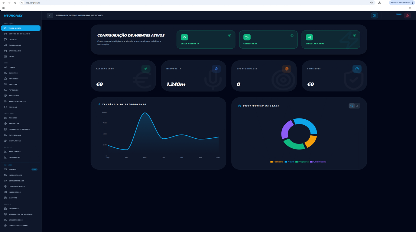 Neuronex Dashboard